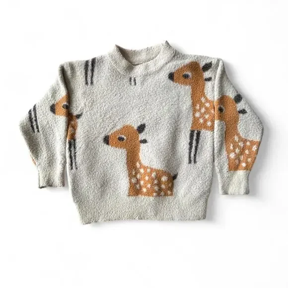 Childrens little giraffe felted sweater - Picture 1 of 4